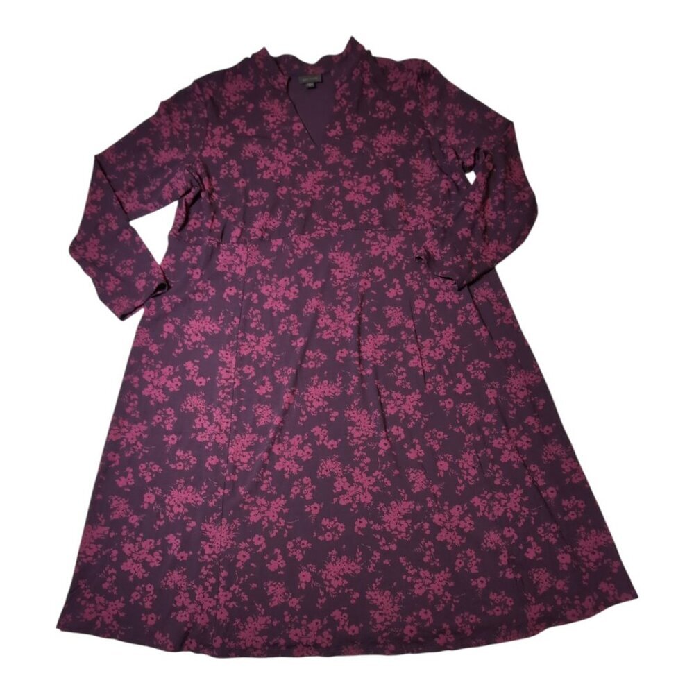 J. Jill Wearever Floral Dress NWT Womens XL Cottagecore Fairy Midi
